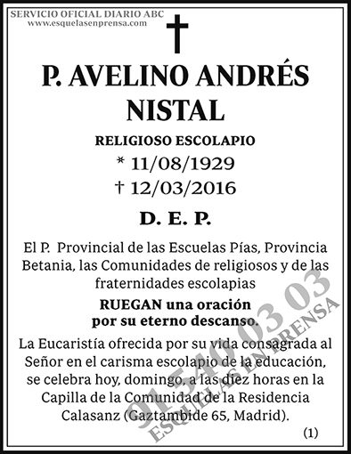 Avelino Andrés Nistal
